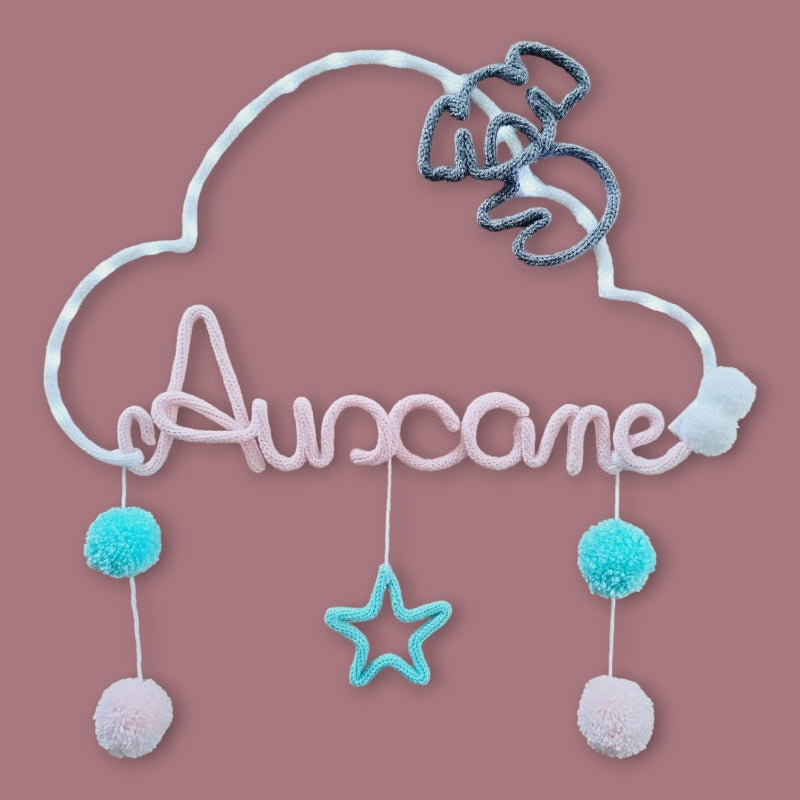 Tricotin Nuage - Pompons Animal + 1 étoile