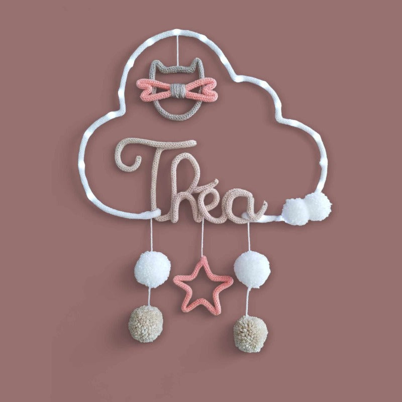 Tricotin Nuage - Pompons Animal + 1 étoile