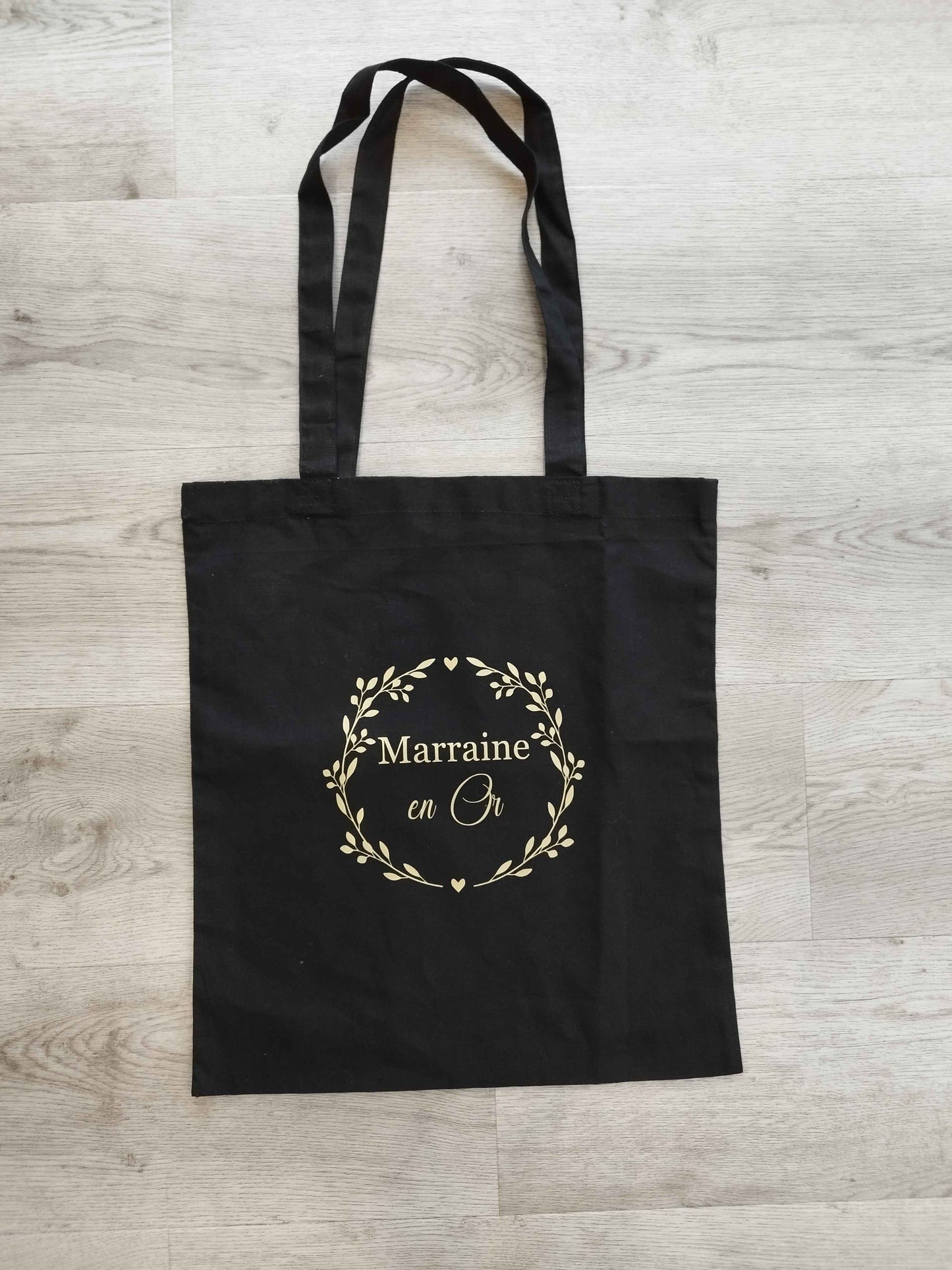 Tote bag Marraine en or