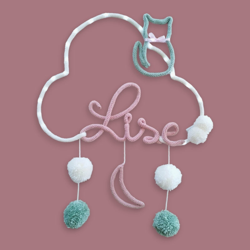 Tricotin Nuage - Pompons Animal + 1 étoile