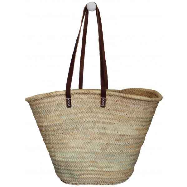 Panier shopping en palmier naturel