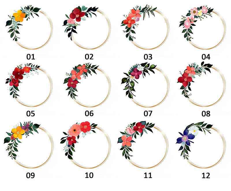 Mug Personnalisé Couronne de Fleurs