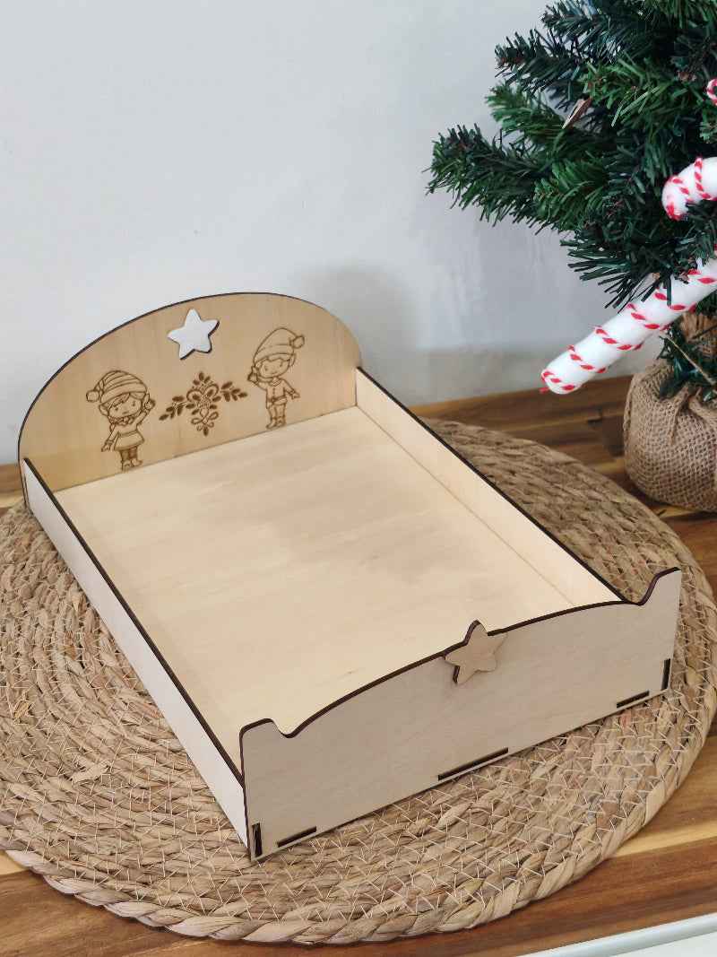 Lit double Lutin en bois