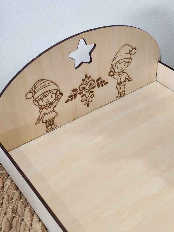 Lit double Lutin en bois
