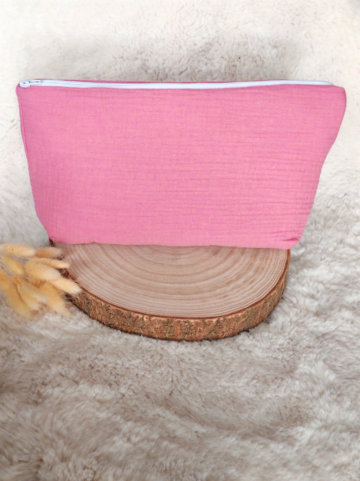 Trousse de Toilette Personnalisable en Gaze de Coton – Pour Bébé et Maman –