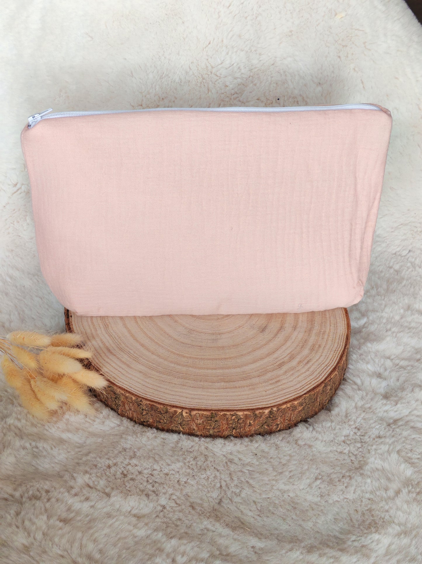 Trousse de Toilette Personnalisable en Gaze de Coton – Pour Bébé et Maman –