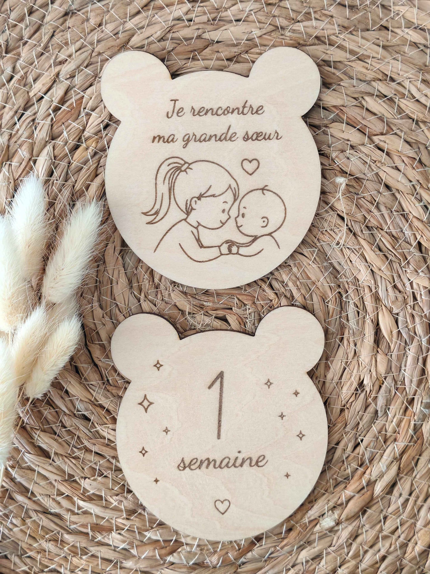 Cartes étapes bébé ourson