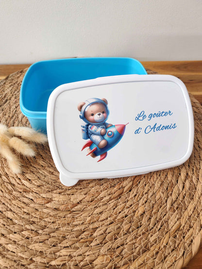 Boîte à goûter personnalisée