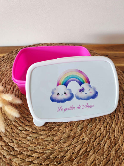 Boîte à goûter personnalisée