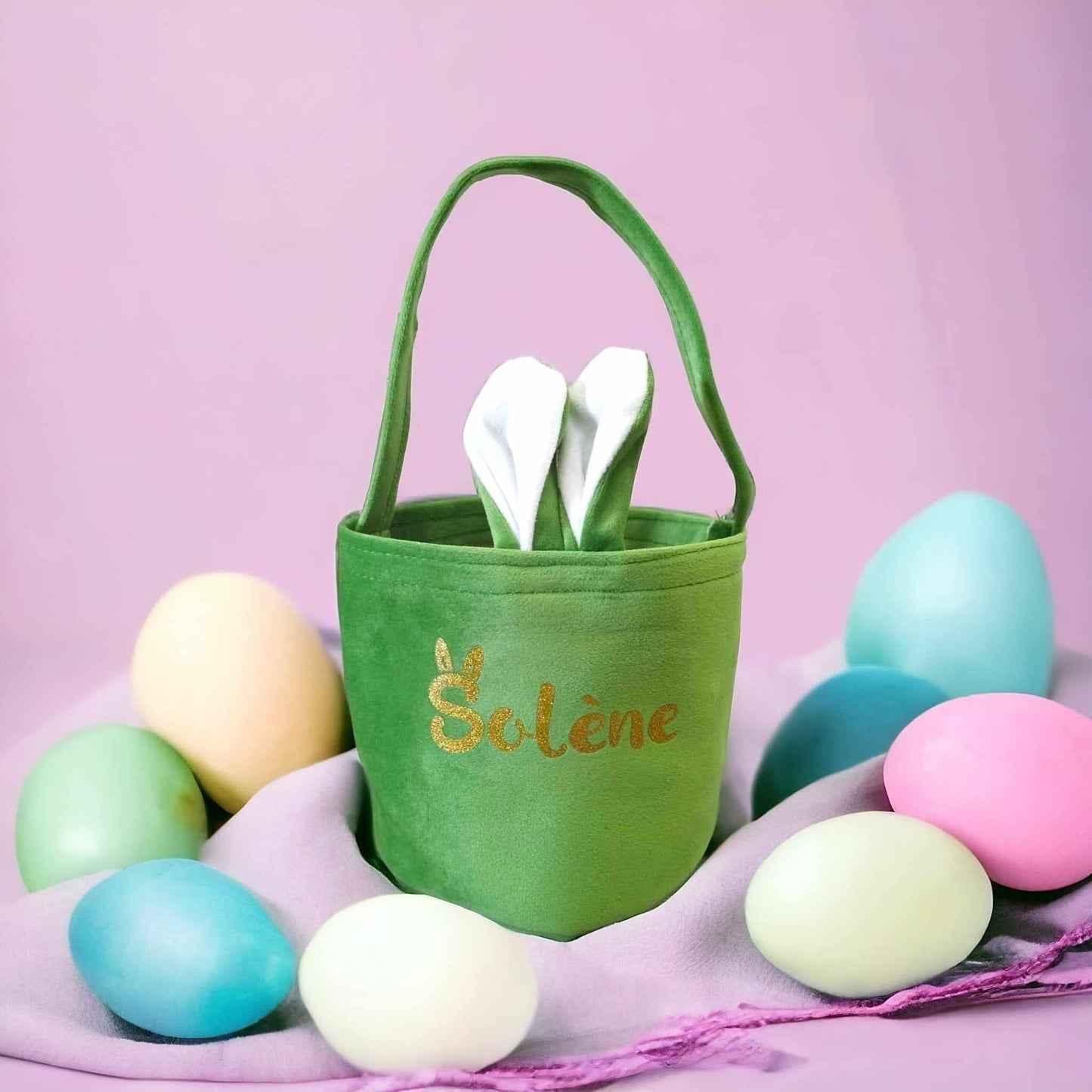 Petit panier lapin de Pâques