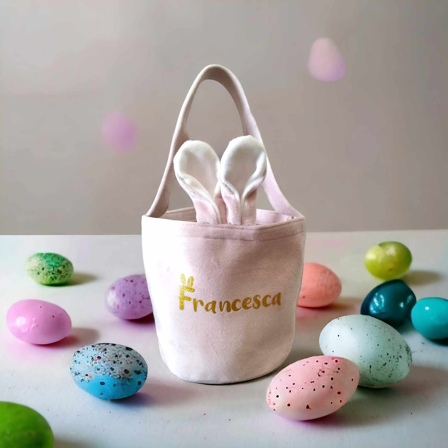 Petit panier lapin de Pâques