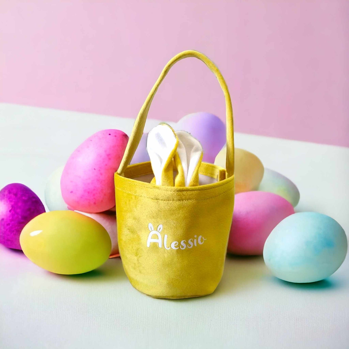 Petit panier lapin de Pâques