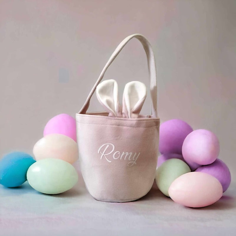 Petit panier lapin de Pâques
