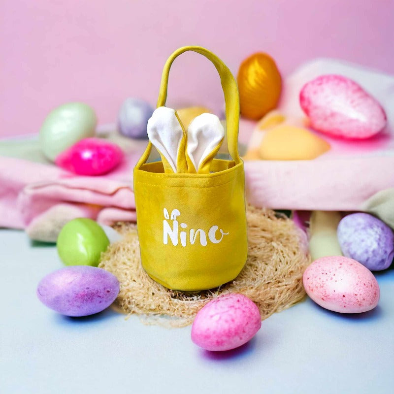 Petit panier lapin de Pâques