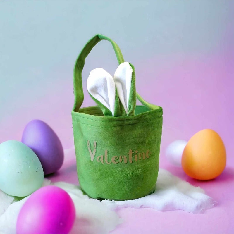 Petit panier lapin de Pâques