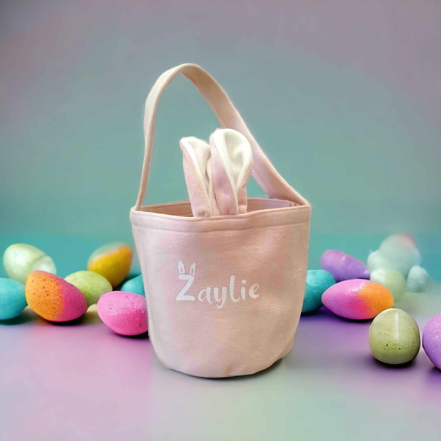 Petit panier lapin de Pâques