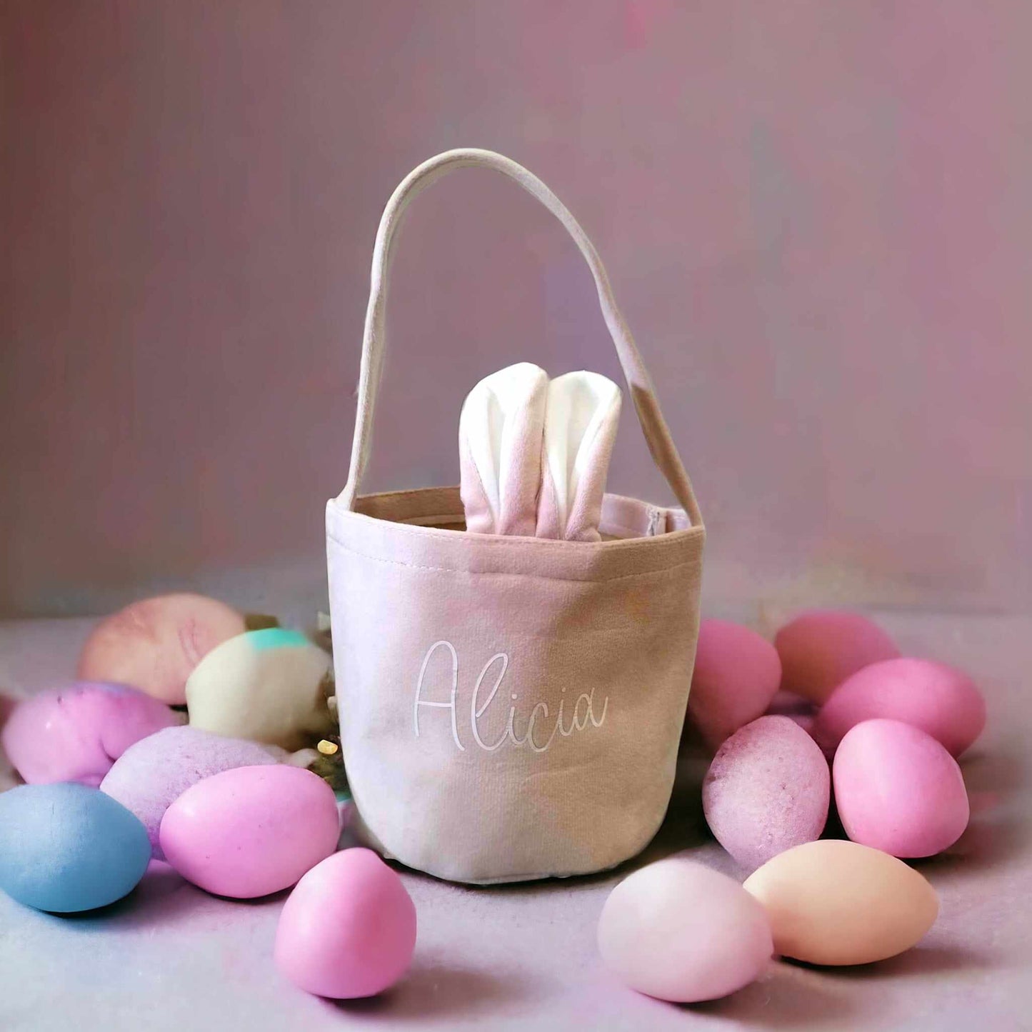 Petit panier lapin de Pâques