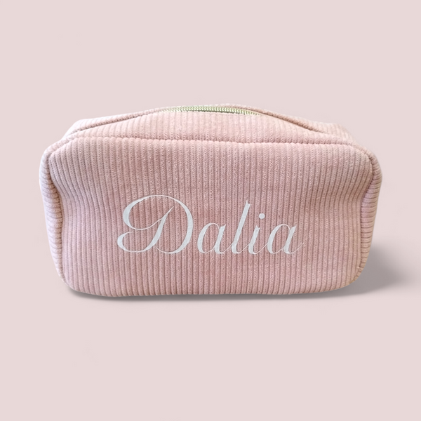 Trousse velours personnalisée