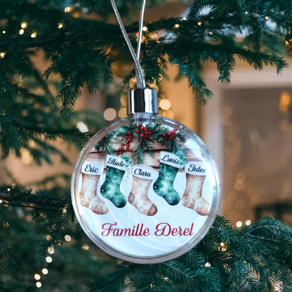 Boule de Noël personnalisée