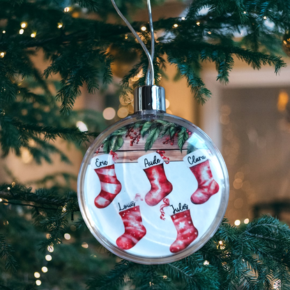 Boule de Noël personnalisée