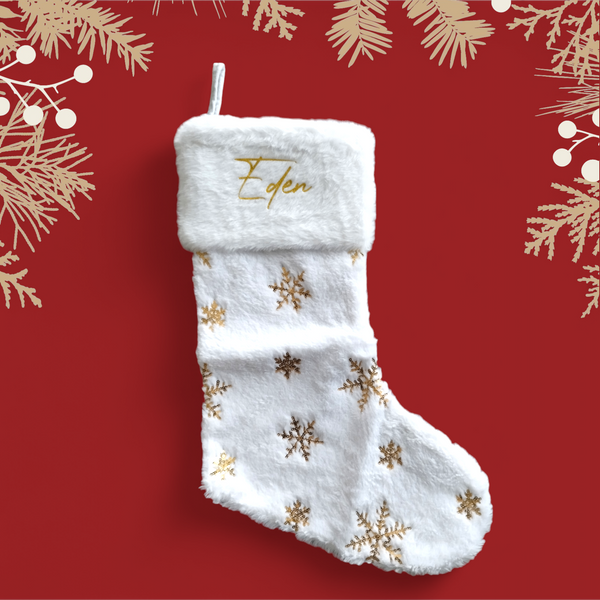 Chaussettes de Noël flocons