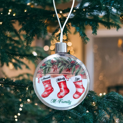 Boule de Noël personnalisée