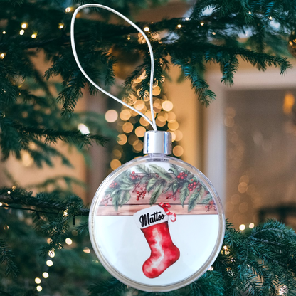 Boule de Noël personnalisée