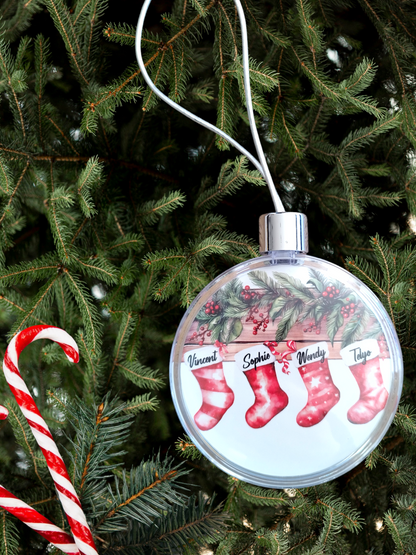 Boule de Noël personnalisée