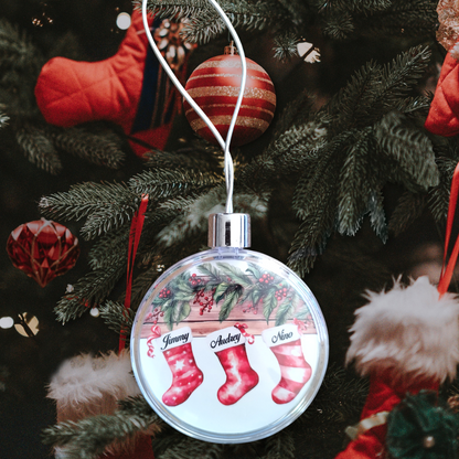 Boule de Noël personnalisée