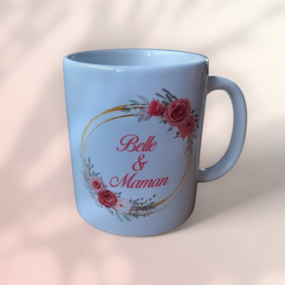 Mug Personnalisé Couronne de Fleurs
