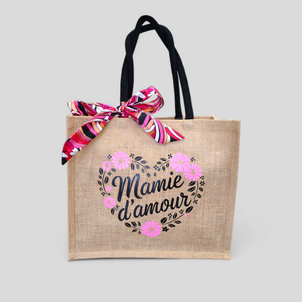 Sac en jute anses noirs