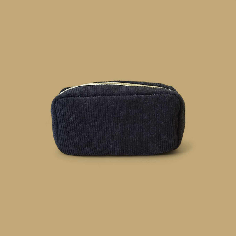 Trousse en velour personnalisée noir