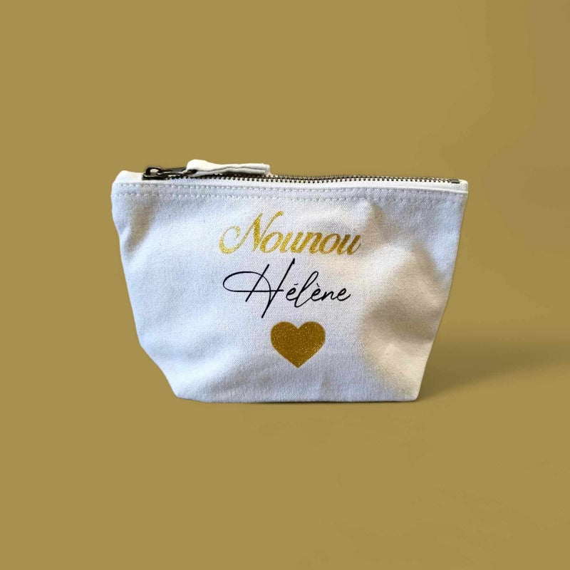 Trousse en coton personnalisée