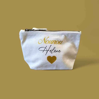 Trousse en coton Naturel