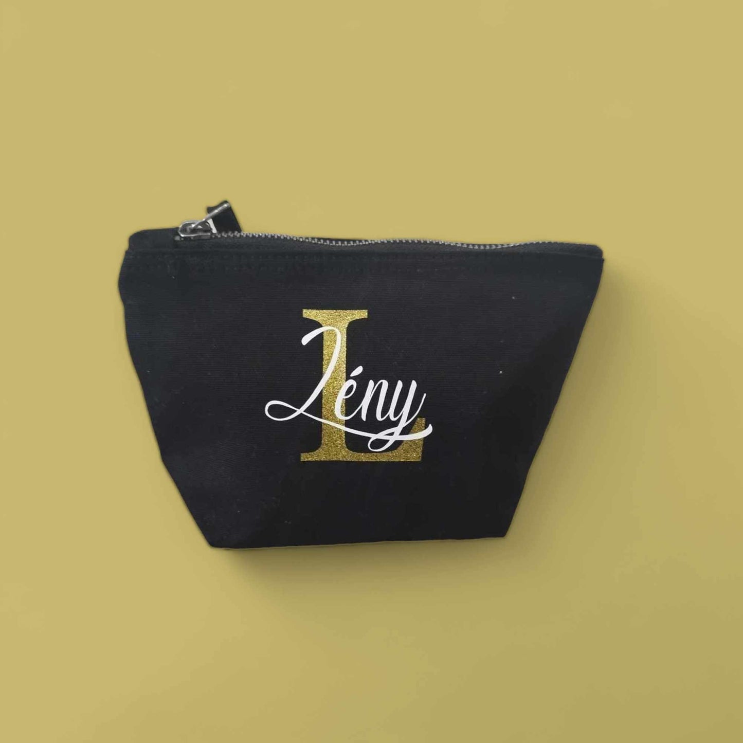 Trousse en coton Noire