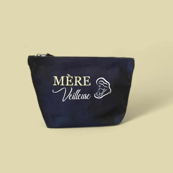 Trousse en coton Noire