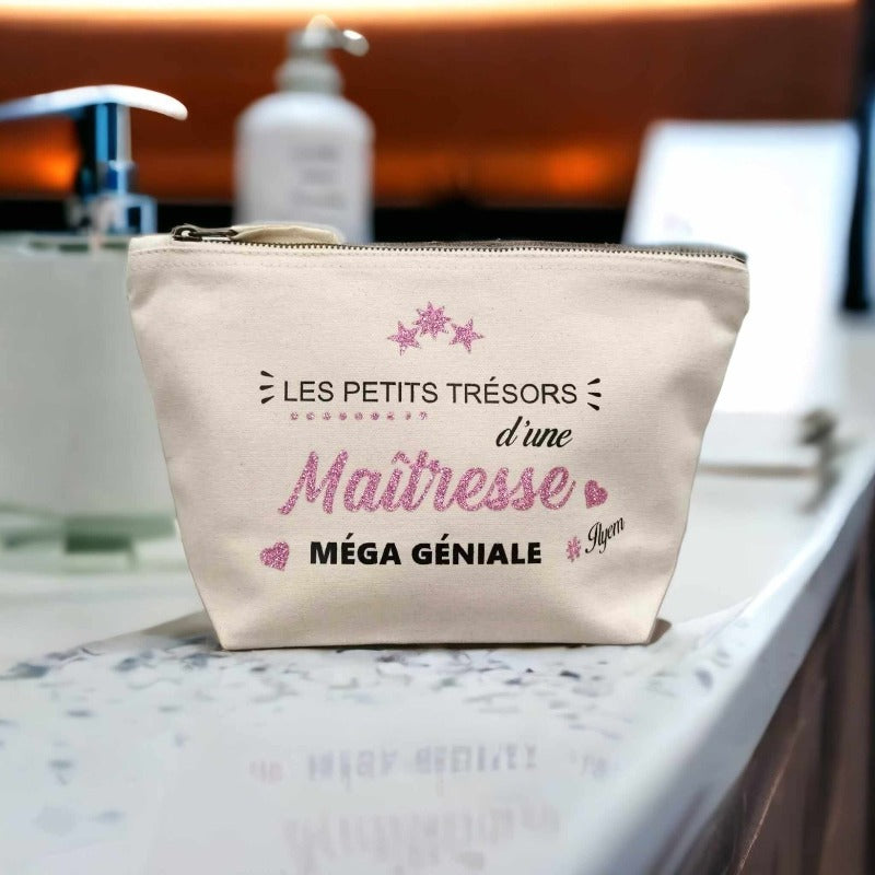 Trousse en coton personnalisée