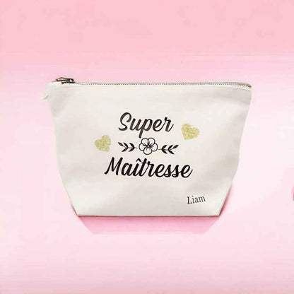 Trousse en coton Naturel