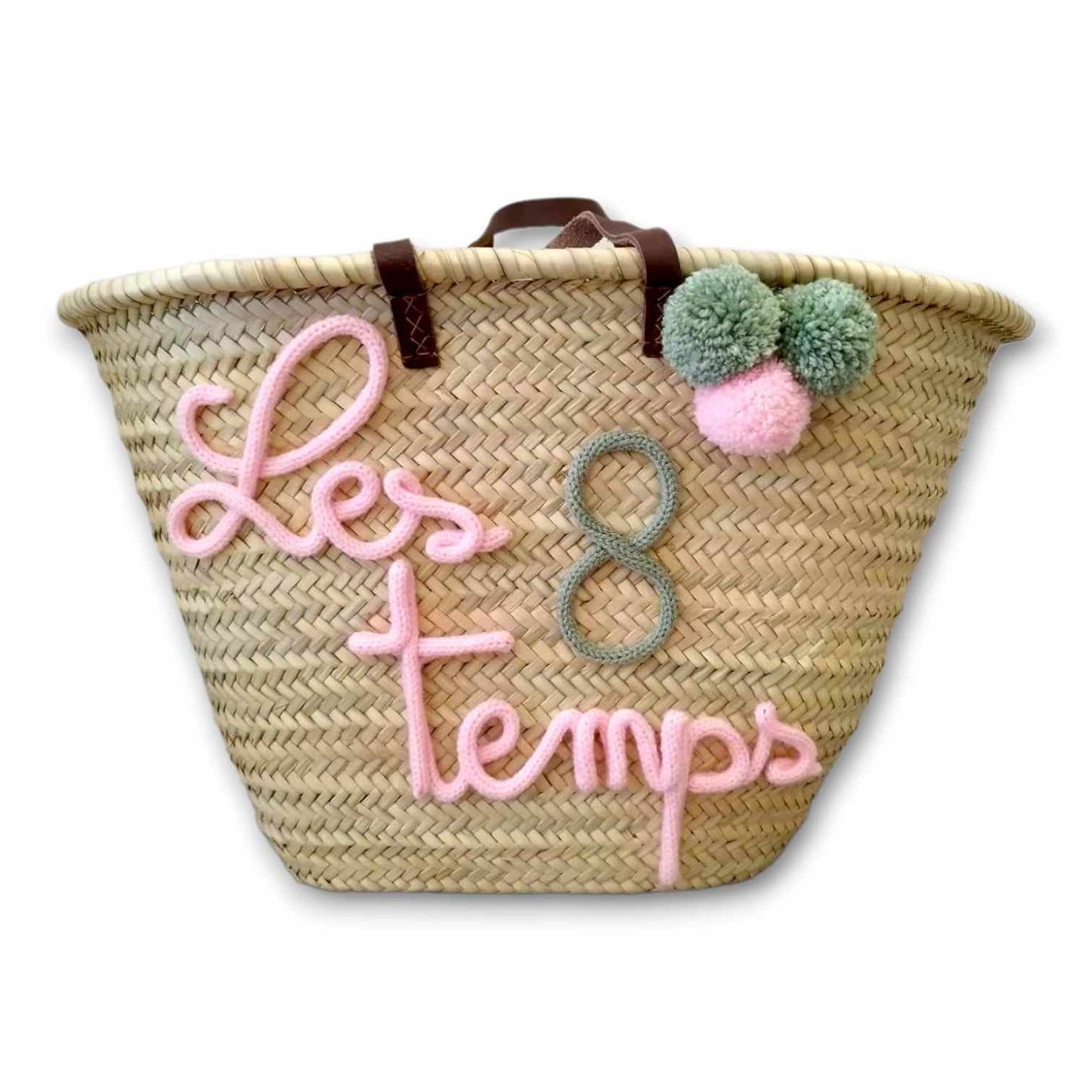 Panier shopping en palmier naturel