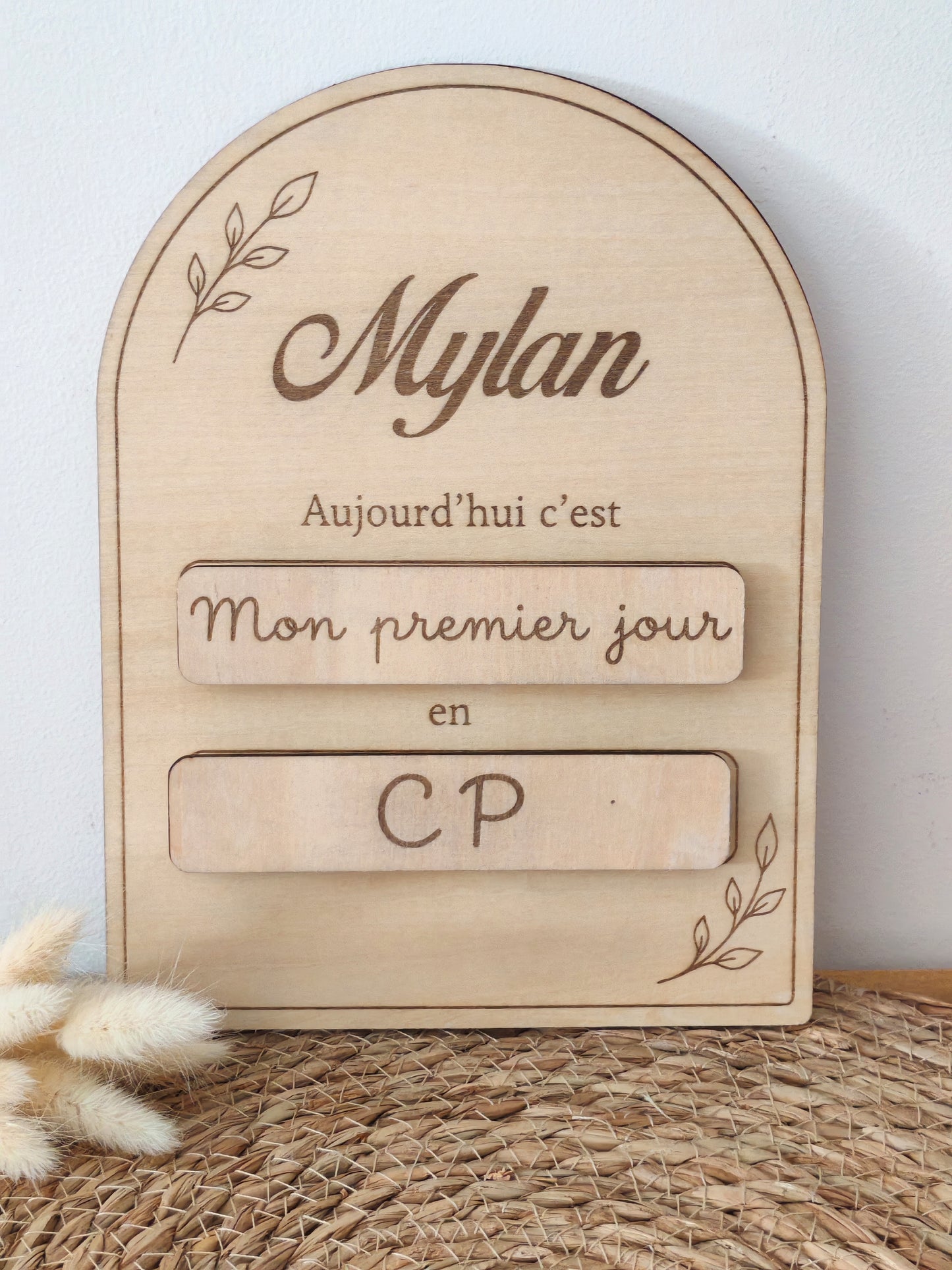 Panneau de rentrée personnalisé – Modèle Arche