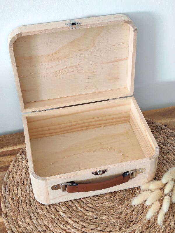 Valisette en bois personnalisée