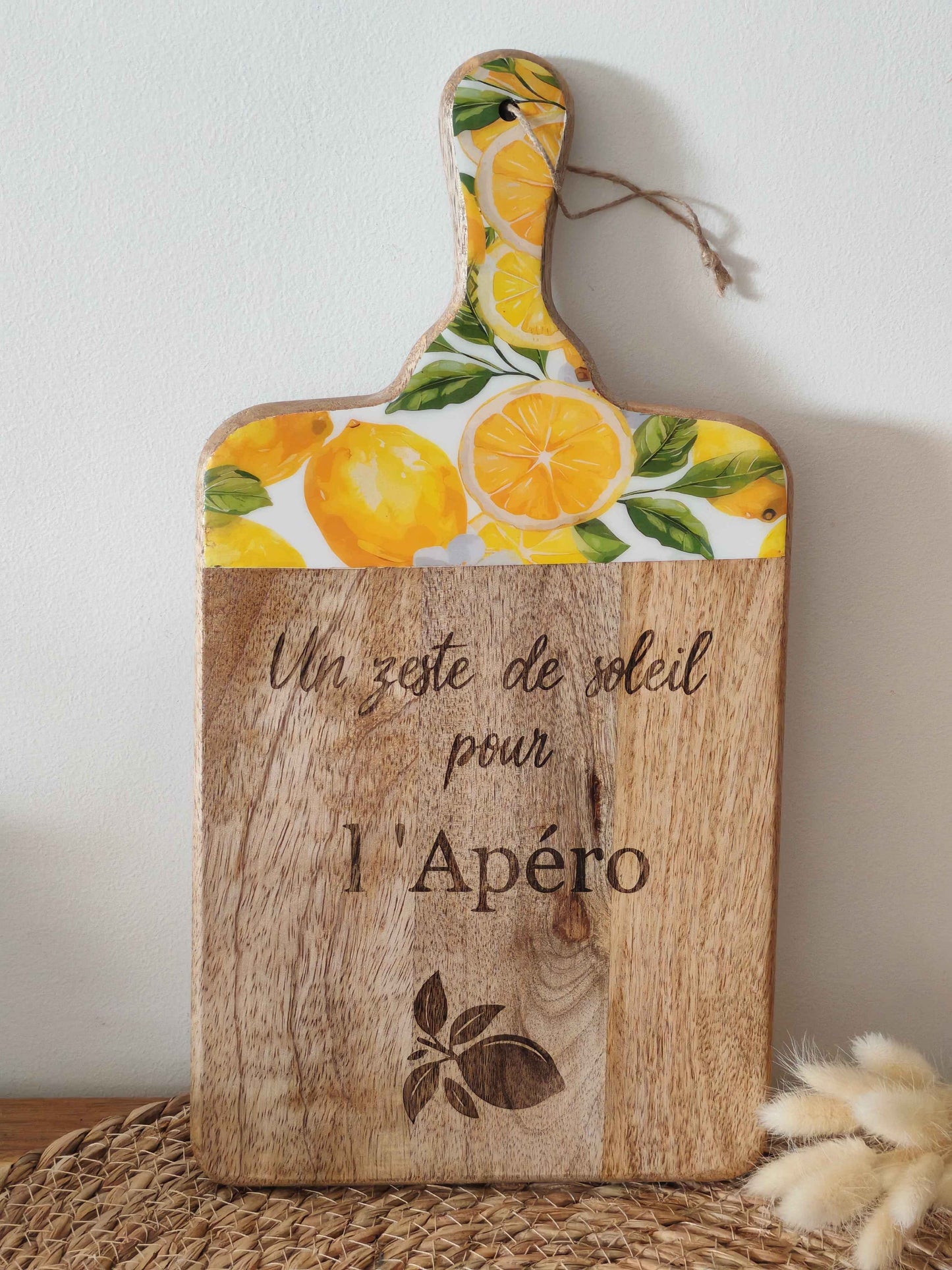 Planche à découper citron