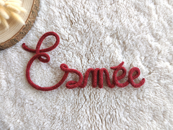 Tricotin Prénom : Une Décoration Personnalisée Enchantée