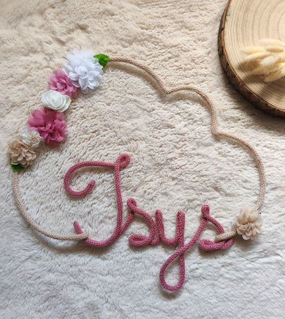 Tricotin Nuage Fleuri