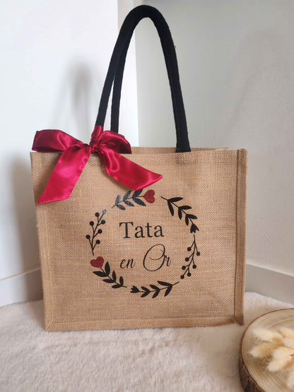 Sac en jute anses noirs