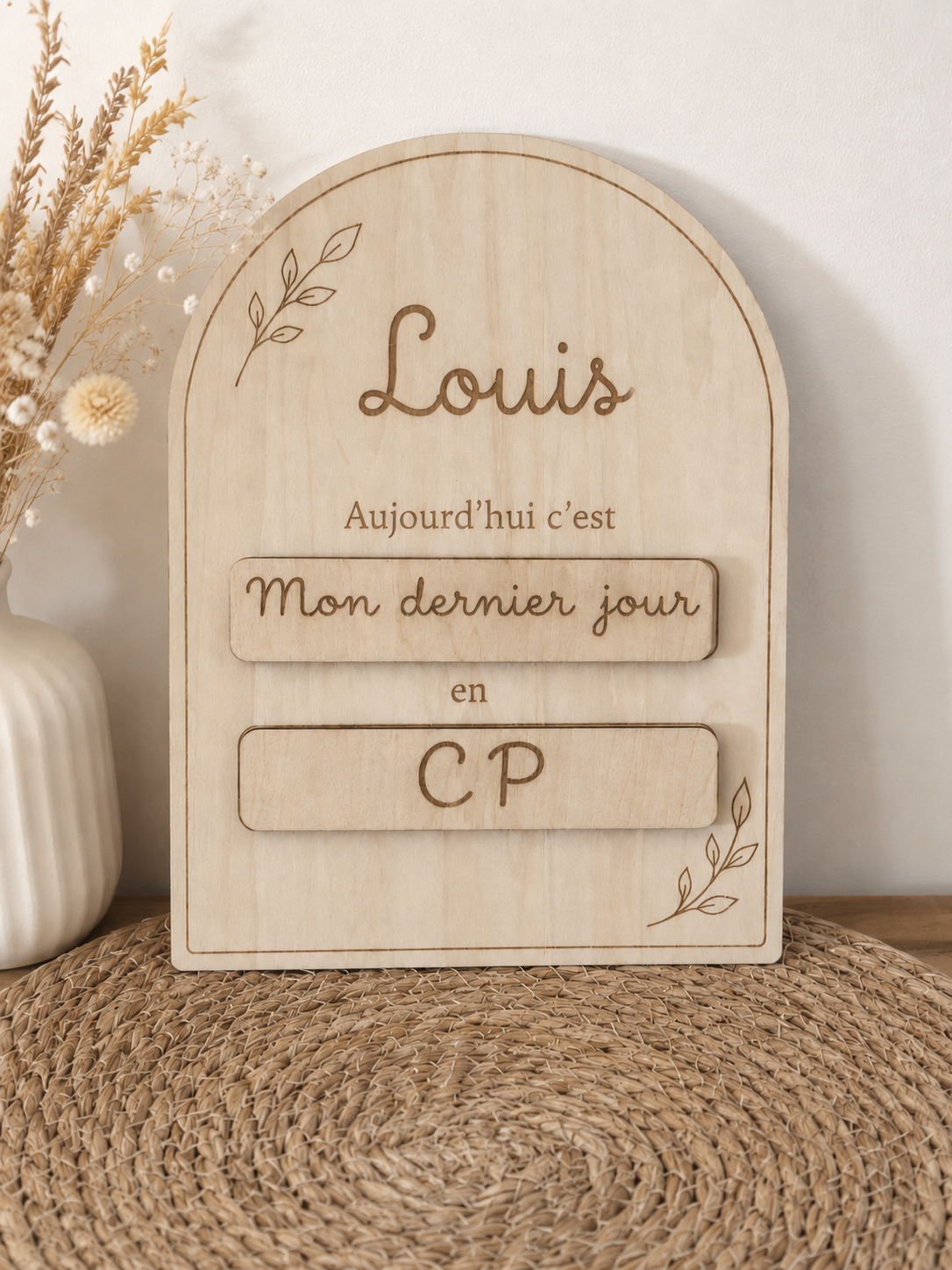 Panneau de rentrée personnalisé – Modèle Arche