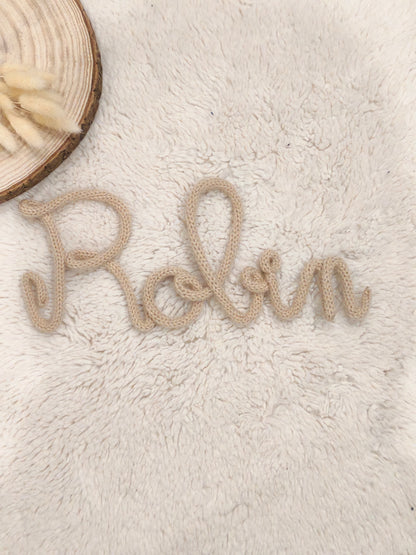 Tricotin Prénom : Une Décoration Personnalisée Enchantée