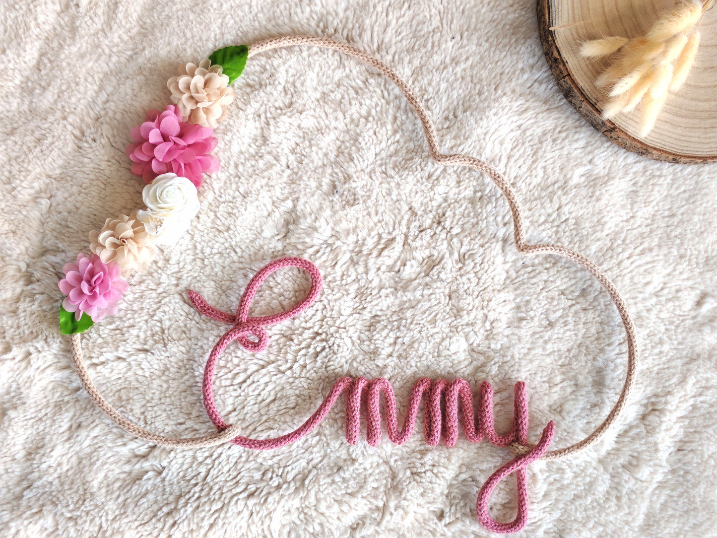 Tricotin Nuage Fleuri