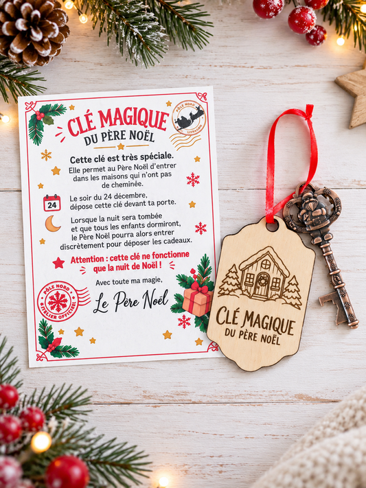 Clé magique du Père Noël