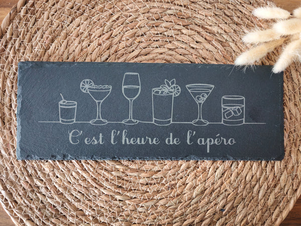 Plateau rectangulaire en ardoise